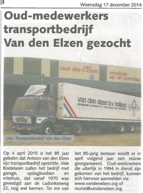 Artikel in Mooi Boxtel